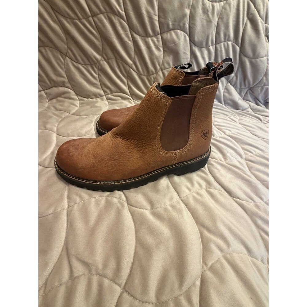 Ariat Men's Spot Hog Chelsea Boot US Size 12D Medium Peanut New 39420